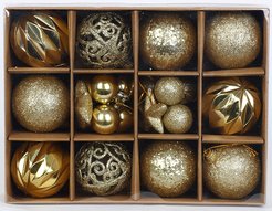 Набор шаров 19шт 3-6см золото SYQH-0125340