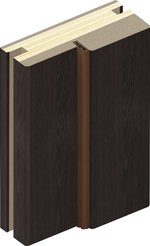 Коробка телескоп с уплотнителем ПВХ венге сибирский 32х70х2070мм