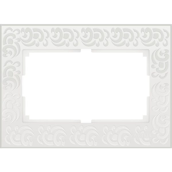 Рамка для двойной розетки (белый) WL05-Frame-01-DBL-white
