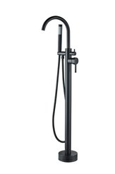 Смеситель напольный для ванны BRAIES Matt black (CK-FSF1990MB) матовый черный