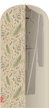 Чехол д/одежды Hausmann Herbarium 60x137см, ПЭТ/ПП, растительный принт/бежевый