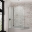 Шторка для ванны Grossman GR-101/1 (150х110) стекло прозрачное 6мм