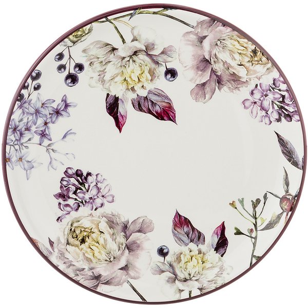 Тарелка подстановочная Agness Пурпур 26см керамика