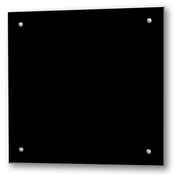 Панель фартук стеклянная 600х600х4мм черный