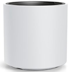 Кашпо пластиковое HEOS d47см h45см v72л, белый, с вкладкой v31л