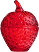 Конфетница Lefard Strawberry 9,5х9,5х13,5см 200мл стекло 