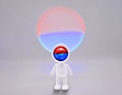 Светильник светодиодный атмосферный Ambrella light DE8225 WH 3W красный+синий