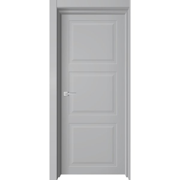Дверь ДГ Premiata-12 экошпон серый софт 900х2000мм