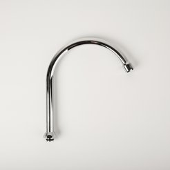 Излив для смесителя IDDIS 995F19C5SM J-образный 190мм