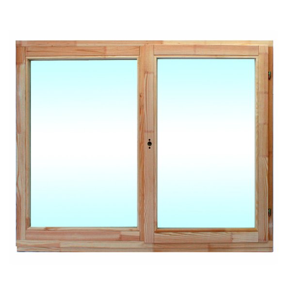Окно деревянное со стеклопакетом ОДОСП(68) 58х58см однокамерный стеклопакет створка поворотная правая
