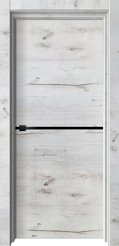 Дверь ДГ  WOOD ПВХ 3d дуб арктик 700х2000мм
