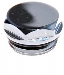 Заглушка с резиновым кольцом 1/2" хром FT