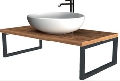 Столешница GRUNGE LOFT 60 Дуб Вотан без отверстий, без кронштейнов