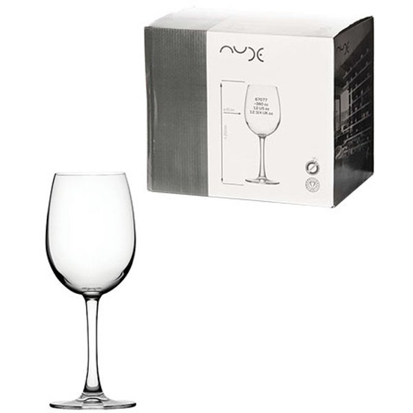 Набор бокалов для белого вина Pasabahce Nude Logo Reserva 350мл 6шт стекло