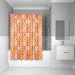 Штора для ванной IDDIS 200х240см Orange toffee 280P24RI11, полиэстер