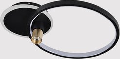 Люстра светодиодная 58W+3W Naso 2785-450 BK+FGD с пультом ДУ