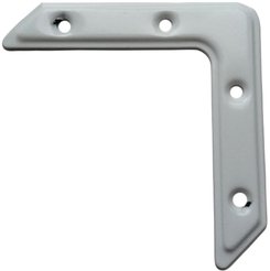 Угольник УГ75-1, полимерное покрытие, белый1-501Б.