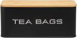 Емкость д/чайных пакетиков Agness Tea Bags 1,2л 20,5х9х8см сталь, крышка бамбук 