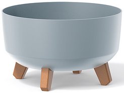 Кашпо на ножках Gracia Low d38см h19,5см V27л св.серый