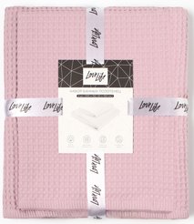 Набор банных полотенец LoveLife Waffle lavender 2шт: 100х150, 50х100см, 100% хлопок