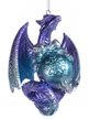 Украшение подвесное Magic Time Дракон аметистовый 5,5x9,5x7см арт.91540