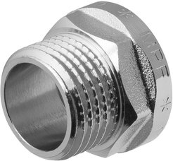 Удлинитель латунный 1/2" шестигранный 10мм