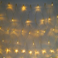 Электрогирлянда-конструктор Сеть 144 теплых LED ламп (36 мигающих) 1,2х1,5м VEGAS 