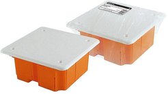 Коробка распаячная СП 92х92х40мм крышка TDM