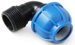 Отвод компрессионный ПНД Pro Aqua UNIO d25х3/4" наружная резьба