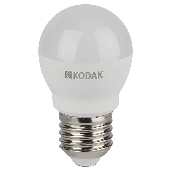 Лампа светодиодная Kodak P45-11W-840-E27 11Вт Е27 шар 4000К свет нейтральный белый