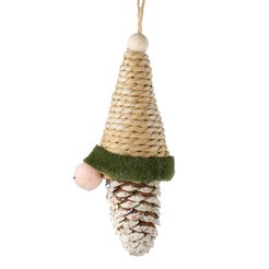 Украшение фигурное Гномик-шишка 13см, SYPMQB-0223330