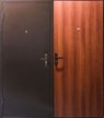 Дверь входная Спец PRO BMD антик медь итальянский орех 960х2060мм правая