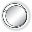 Зеркало Marlene Led d70см серый муар с нейтральной подсветкой