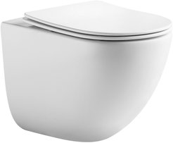 Унитаз подвесной ALCORA Arte Tornado безободковый с сиденьем DPL, e-off, slim, lift