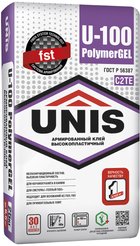 Клей для плитки высокопластичный UNIS U-100 UNIFLEX 25кг