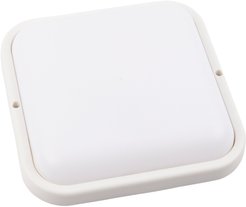 Светильник светодиодный влагозащищенный ULW-Q229 24W/6500K IP65 Квадрат Белый свет Корпус белый ТМ Volpe