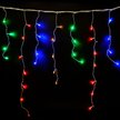 Электрогирлянда сосульки внутренняя 2х0,6м 100LED разноцветный SYCL-015