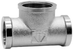 Тройник латунный V&G 1" внутренняя резьба