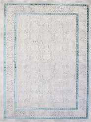 Ковер AMELI 9255A S.L.GREY / P.TURQUOISE 1,96х2,9м