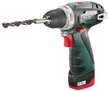Шуруповерт аккумуляторный Metabo PowerMaxx BS, Li-ion, 34Нм, 10.8В/12.0В, 2х2Ач