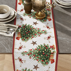 Дорожка на стол Альпийская сказка 50х150см хлопок