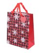 Пакет бумажный новогодний Снежинки 26х32х12см 210г, SYLPDA-4323017