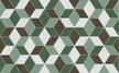 Декор настенный Веста 25х40см зеленый шт (010300000200)