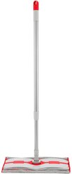 Швабра Master House Марио ручка телескопик 78-128см, металл/пластик, насадка 40х20см, микрофибра