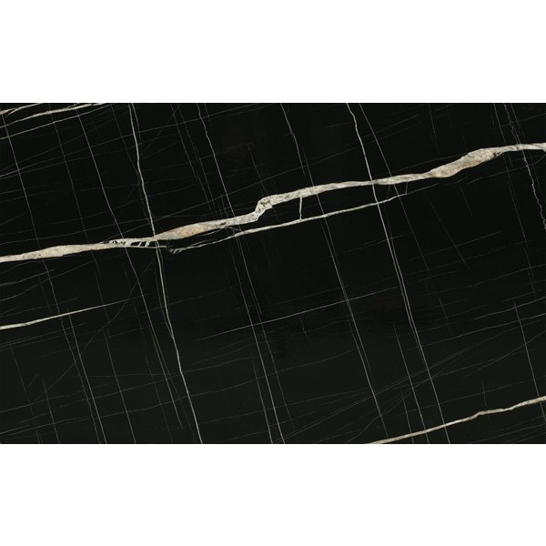 Панель стеновая Скиф 3000х600х6мм Черный тунис глянец