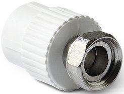 Муфта полипропиленовая с накидной гайкой Pro Aqua d25х1"