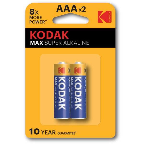 Батарейка алкалиновая Kodak LR03-2BL MAX SUPER 2шт