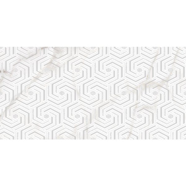 Декор настенный Grigio 24,9х50см серый шт (DWU09GRG007)