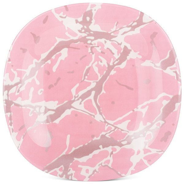 Тарелка десертная Luminarc Marble Pink 19см розовый, стекло