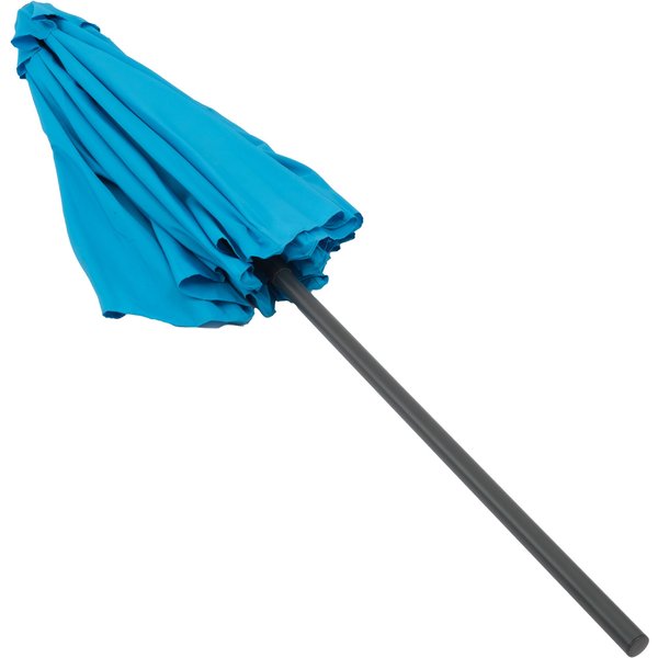 Зонт садовый d2,7м, стойка d38мм, 8 ребер, алюминий/полиэстер 160г, голубой, UM00011-B